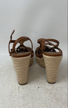 Load image into Gallery viewer, Michael Kors Womens Brown Open Toe Wedge Espadrille Heels Size 8.5M