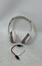 Load image into Gallery viewer, Beats by Dr. Dre White Red Bluetooth Wireless Headphones With Case Not Tested