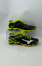 Load image into Gallery viewer, Mizuno Womens Wave Lightning RX3 430168.9039 Black Lace-Up Volleyball Shoes Sz 9