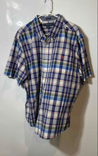 Load image into Gallery viewer, U.S. Polo Assn. Mens Multicolor Plaid Short Sleeve Slim Fit Button-Up Shirt XXL