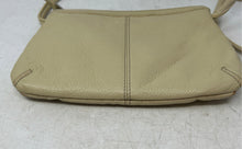 Load image into Gallery viewer, Tignanello Womens Beige Pebbled Leather Inner Pocket Zipper Crossbody Bag