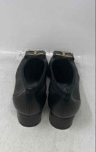 Load image into Gallery viewer, Sesto Meucci Womens Black Leather Slip-On Block Pump Heels Size 10M