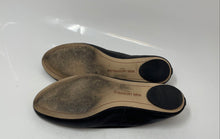 Load image into Gallery viewer, Karl Lagerfeld Paris Womens Black Leather Round Toe Slip-On Ballet Flats No Size