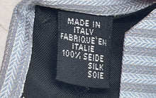 Load image into Gallery viewer, Givenchy Mens Gray Striped Print Silk Adjustable Formal Pointed Tie
