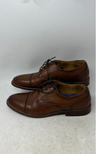 Load image into Gallery viewer, Florsheim Mens Rucci Brown Leather Cap Toe Lace-Up Oxford Dress Shoes Size 10.5