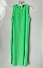 Load image into Gallery viewer, J. Crew Womens Green Sleeveless Crew Neck Back Button Sheath Dress Size Small