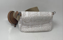 Load image into Gallery viewer, True Religion Womens White Brown Inner Pockets Shoulder Crossbody Purse