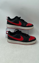 Load image into Gallery viewer, Nike Kids Court Borough Low 2 BQ5448-007 Black Red Sneaker Shoes Size 6.5Y