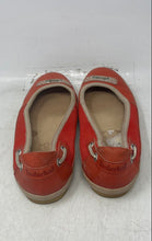 Load image into Gallery viewer, Timberland Womens Orange Beige Leather Round Toe Slip-On Ballet Flats Size 8.5M