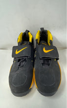 Load image into Gallery viewer, Nike Boys Diamond Turf II 488294-018 Black Yellow Lace-Up Basketball Shoes Sz 7