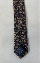 Load image into Gallery viewer, Pierre Cardin Mens Multicolor Floral Keeper Loop Adjustable Pointed Tie