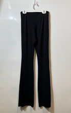 Load image into Gallery viewer, Zara Womens Black Flat Front Stretch Pull-On Flared Leg Dress Pants Size Medium