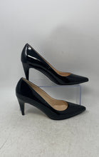 Load image into Gallery viewer, Cole Haan Womens Black Patent Leather Pointed Toe Slip-On Pump Heels Size 7B