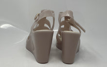 Load image into Gallery viewer, Melissa Womens Venus Light Beige Open Toe Wedge Platform Sandals Size 10