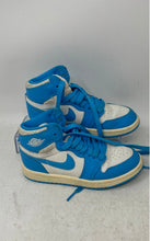Load image into Gallery viewer, Nike Kids Air Jordan 1 Retro High OG Blue White Lace-Up Sneaker Shoes Size 12C