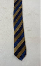 Load image into Gallery viewer, Arturo Calle Mens Multicolor Striped Silk Adjustable Pointed Tie One Size