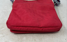 Load image into Gallery viewer, Kipling Womens Eldorado Red Charm Outer Pocket Adjustable Strap Crossbody Bag