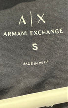 Load image into Gallery viewer, Armani Exchange Mens Black Graphic Print Short Sleeve Pullover T-Shirt Size S