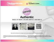 Load image into Gallery viewer, Authentic Marc by Marc Jacobs Women's Silver Tone/White Watch