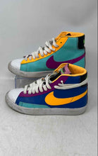 Load image into Gallery viewer, Nike Kids Blazer Mid Multicolor Leather Lace-Up Mid Top Sneaker Shoes Size 4Y