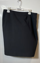 Load image into Gallery viewer, Armani Collezioni Womens Black Back Zip Straight & Pencil Skirt Size 12