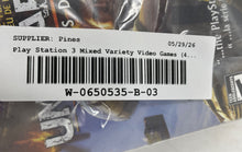 Load image into Gallery viewer, Set Of 4 Pcs Play Station 3 Various Action & Adventure Video Games Not Tested