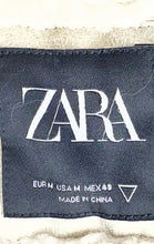 Load image into Gallery viewer, Zara Womens Beige Long Sleeve Pockets Biker Jacket Size Medium