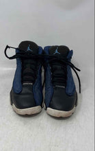 Load image into Gallery viewer, Nike Boys Air Jordan 13 884129-400 Blue Black Lace-Up Sneakers Shoes Size 2Y