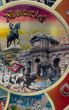 Load image into Gallery viewer, Multicolor Round Shape Wall Hanging Decorative Madrid Souvenir Collection Plate
