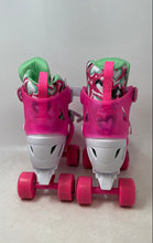 Load image into Gallery viewer, Roller Derby Kids Trac Star Pink White Adjustable Strap Roller Skates Size 3-6