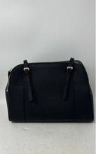 Load image into Gallery viewer, Guess Womens Black Faux Leather Shoulder Strap Zipper Medium Satchel Bag
