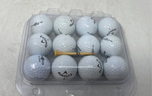 Load image into Gallery viewer, Set Of 12 Pcs Callaway White Standard Pattern Recycled Golf Balls Pack