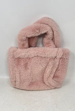 Load image into Gallery viewer, Juicy Couture Womens Pink Inner Pocket Rhinestone Zipper Mini Tote Handbag
