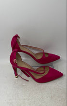 Load image into Gallery viewer, Kelly & Katie Womens Sevama Pink Pointed Toe Ankle Strap High Pump Heels Sz 7.5M