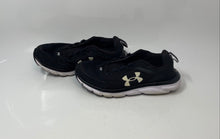 Load image into Gallery viewer, Under Armour Womens Charged Assert 9 3024591 Black And White Sneakers Shoes Sz 6