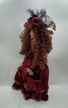 Load image into Gallery viewer, The Collector's Choice Curly Red Hair Victorian Collectible Porcelain Doll