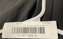 Load image into Gallery viewer, INC International Concepts Womens Black Long Sleeve Shift Dress Size L With Tag