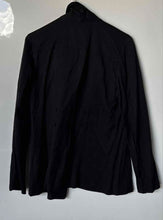 Load image into Gallery viewer, G By Guess Womens Black Long Sleeve Shawl Lapel One-Button Blazer Jacket Size L