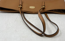 Load image into Gallery viewer, Michael Kors Womens Jet Set Brown Leather Inner Pockets Double Handle Tote Bag