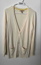 Load image into Gallery viewer, Banana Republic Womens Beige Long Sleeve Button Front Cardigan Sweater Size M