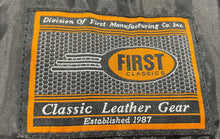 Load image into Gallery viewer, First Classics Womens Black Leather Side Lace-Up Zip Front Motorcycle Vest Sz XL