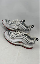 Load image into Gallery viewer, Nike Mens Air Max 97 DM0027-100 White Gray Red Lace-Up Sneaker Shoes Size 10