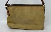 Load image into Gallery viewer, Dooney & Bourke Womens Beige Adjustable Strap Zipper Crossbody Handbag
