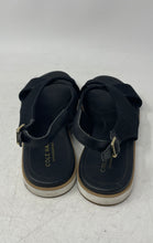 Load image into Gallery viewer, Cole Haan Womens Mikaela Black Stitchlite Open Toe Slingback Sandals Size 7B