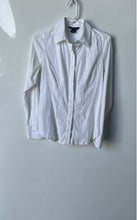 Load image into Gallery viewer, White House Black Market Womens White Long Sleeve Button-Up Shirt Size 4