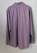 Load image into Gallery viewer, Brooks Brothers Mens Purple Cotton Slim Fit Non-Iron Dress Shirt Size 17-37