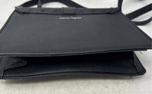 Load image into Gallery viewer, Nanette Lepore Womens Black Leather Inner Pockets Adjustable Strap Crossbody Bag