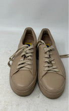 Load image into Gallery viewer, Bon-Bonite Womens Beige Leather Round Toe Lace-Up Sneakers Shoes Size EUR 38
