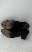 Load image into Gallery viewer, Stuart Weitzman Womens Brown Suede Square Toe Block Pump Heels Size 9.5B