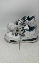 Load image into Gallery viewer, Nike Unisex Kids Air Jordan 4 Retro BQ7669-103 White Green Sneakers Shoes Sz 2Y
